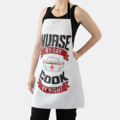 Verpleegster overdag. Cook By Night Humorous Cook' Schort (Insitu)