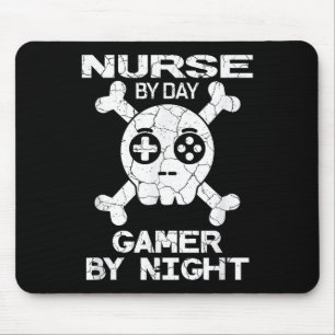 Verpleegster Overdag Gamer 's Nachts - Gaming Quot Muismat