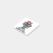 Verpleegster overdag, Krampus 's nachts, verpleegs Post-it® Notes (Schuin)