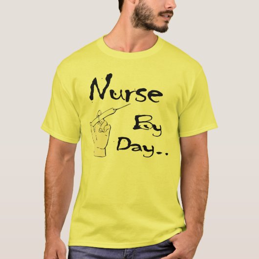 Verpleegster overdag... Shirt (Voorkant)