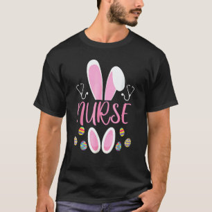 Verpleegster Paaseieren Jacht Konijn Verpleegster T-shirt