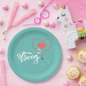 Verpleegster Papieren Bordje (Feest)