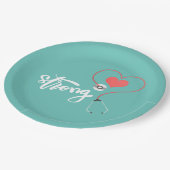 Verpleegster Papieren Bordje (Gekanteld)