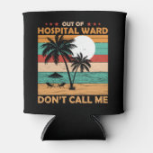 Verpleegster pensioen uit ziekenhuisafdeling met p blikjeskoeler (Voorkant)