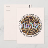 Verpleegster persoonlijkheidskenmerken briefkaart (Voorkant / Achterkant)