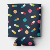 Verpleegster pil patroon Partij gunst koelbox Blikjeskoeler (Voorkant)