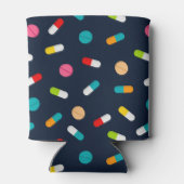 Verpleegster pil patroon Partij gunst koelbox Blikjeskoeler (Achterkant)