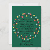 Verpleegster Plat Greeting Card Kaart (Achterkant)
