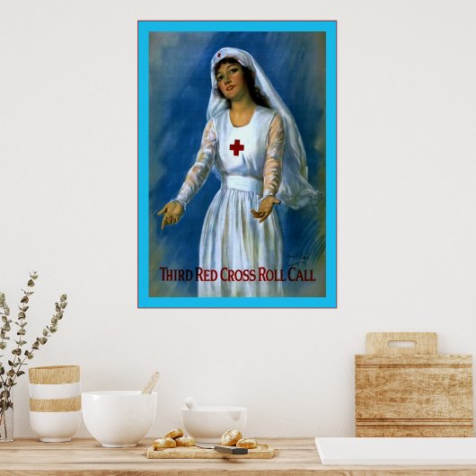  verpleegster poster (Keuken)