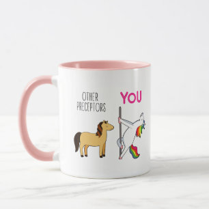 Verpleegster Preceptor Grappige Eenhoring Koffie Mok
