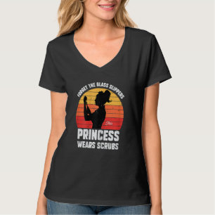 Verpleegster Prinses Beoefenaar Werkweek Humor T-shirt