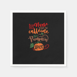 Verpleegster Pumpkin Spice En Alles Leuk Coffee Li Servet