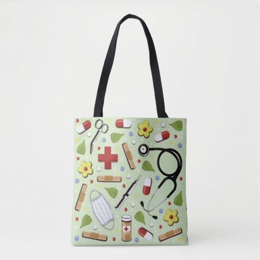 Verpleegster Purse Tote Bag (Voorkant)