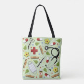 Verpleegster Purse Tote Bag (Achterkant)