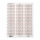 Verpleegster retouradres etiket (Full Sheet)