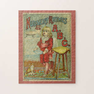 verpleegster Rhymes ABC Hoesje kinderboek Legpuzzel
