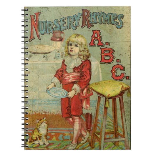  verpleegster Rhymes ABC Hoesje kinderboek Notitieboek (Voorkant)
