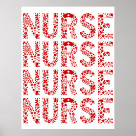 Verpleegster rn geregistreerde verpleegkundigen sc poster