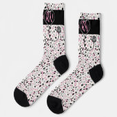 Verpleegster RN Stethoscoop | Roze Pillen Sokken (Links)