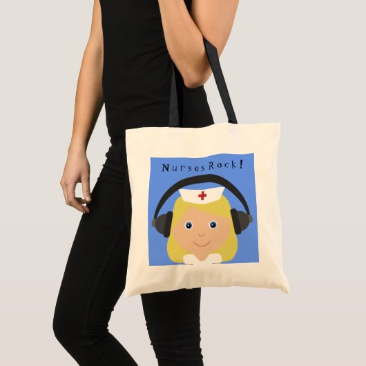Verpleegster Rock! Tote Bag (Voorkant (product))