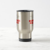 Verpleegster Rock! Travel Mug | met het caduceus-s Reisbeker (Center)