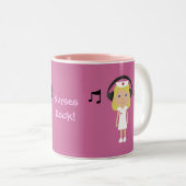 Verpleegster Rock! Tweekleurige Koffiemok (Voorkant rechts)