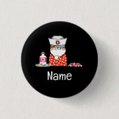 Verpleegster Ronde Button 3,2 Cm (Voorkant)