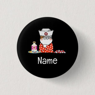 Verpleegster Ronde Button 3,2 Cm