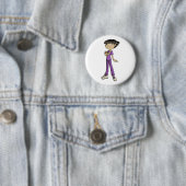 Verpleegster Ronde Button 5,7 Cm (In situ)