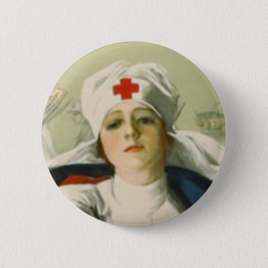 verpleegster ronde button 5,7 cm (Voorkant)