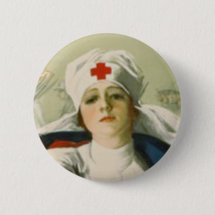  verpleegster ronde button 5,7 cm