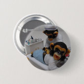 Verpleegster Ronde Button 5,7 Cm (Voorkant /achterkant)