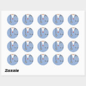 Verpleegster Ronde Sticker (Vel)