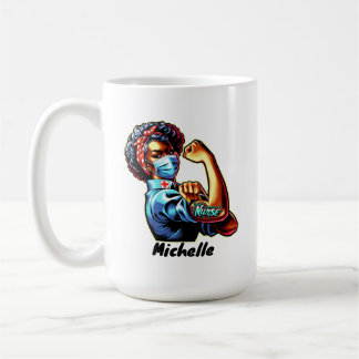 Verpleegster Rosie de Riveter Mok