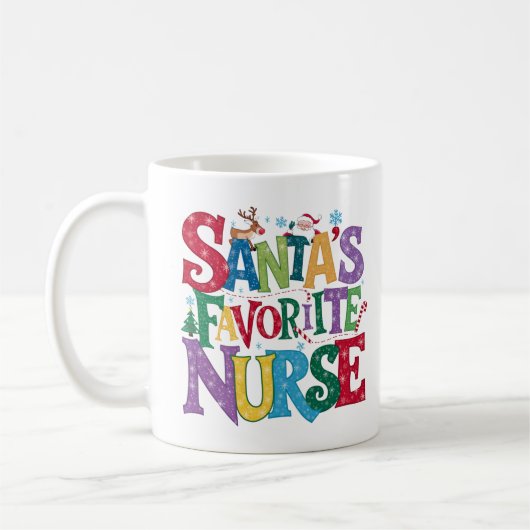 - Verpleegster - Santa Koffiemok (Links)