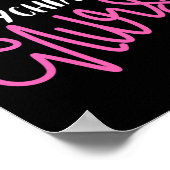 Verpleegster -schattig Rn Geestelijke Gezondheid V Poster (Hoek)