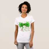 Verpleegster Shamrock St. Patrick's T-shirt (Voorkant volledig)