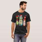 Verpleegster Shirt, peperkoek Man Tree Star Santa T-shirt (Voorkant volledig)