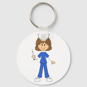 Verpleegster Sleutelhanger