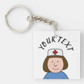 Verpleegster Sleutelhanger (voorkant)