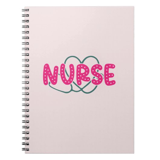 Verpleegster Spiral Photo Notitieboek (Voorkant)