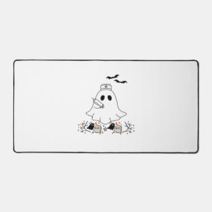 Verpleegster spook cute Halloween-ontwerp klassiek Bureaumat