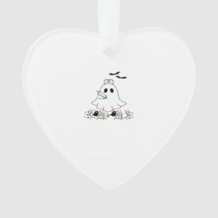 Verpleegster spook cute Halloween ontwerp klassiek Ornament