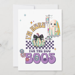 verpleegster spook grappig citaat pompoen coquette kaart