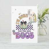 verpleegster spook grappige spreuk pompoen coquett kaart (Staand voorkant)