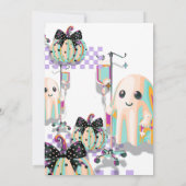 verpleegster spook grappige spreuk pompoen coquett kaart (Achterkant)