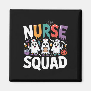 Verpleegster Squad Ghost Halloween Magneet
