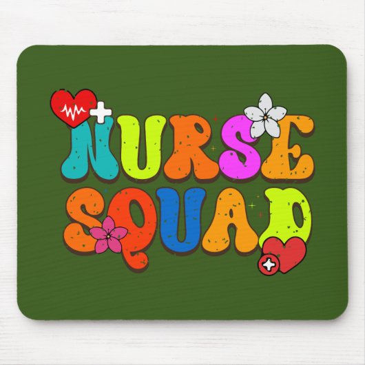 Verpleegster Squad Mousepad Muismat (Voorkant)