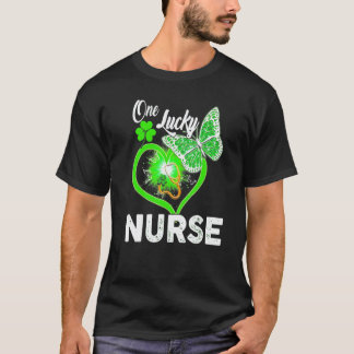 Verpleegster St. Patrick's Day Gelukkig Verpleegst T-shirt