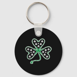 Verpleegster St Patricks Day Paddys Schoonmaak Rn  Sleutelhanger